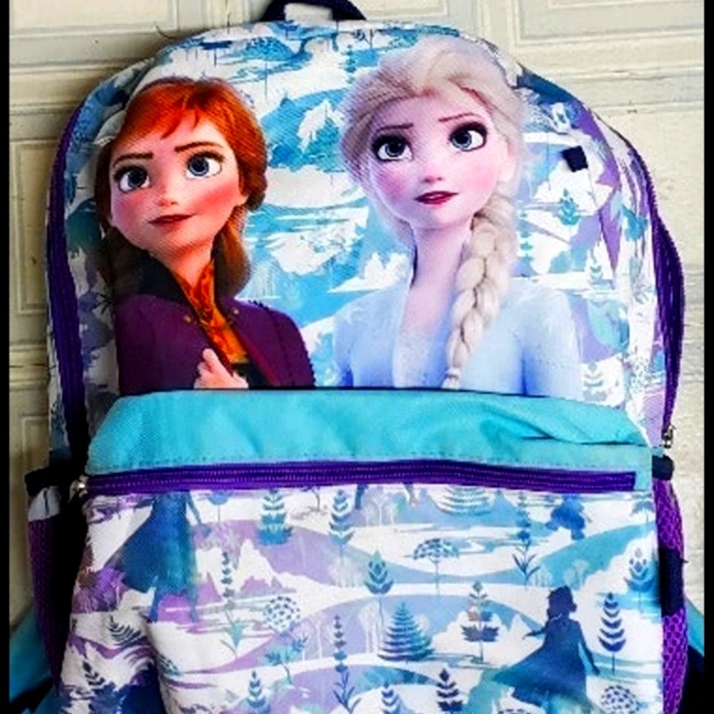 Frozen Kids Backpack w/Lunch Bag